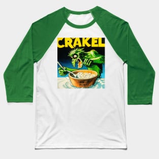 Weird Cereal Box Art Baseball T-Shirt